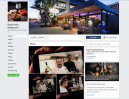 Royal India Restaurant Facebook