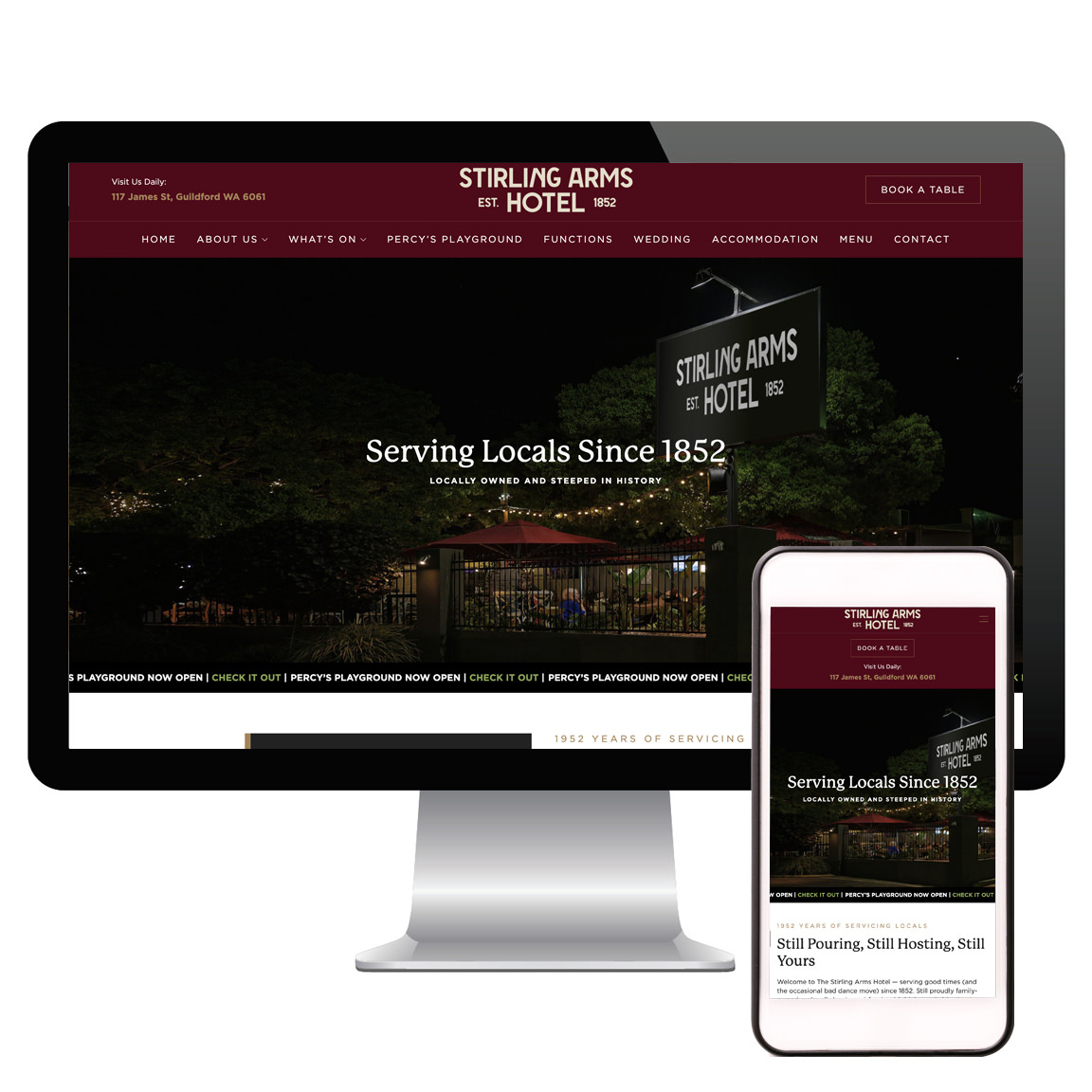hotel website
